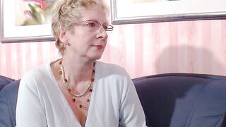 Freaky granny convinces her hubby to have sex