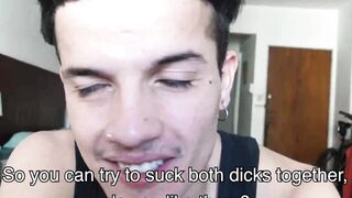 I spent my day sucking dicks and getting plowed by Nicolas and Damon