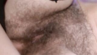 Older unshaved secretary plowed at work