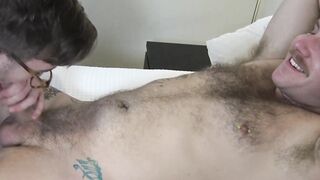 FTMPussy.com - Hot inked jock Tristan Flip gets erotic with sexy ftm Ari