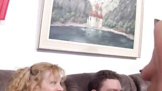 Older ex-wife and her hubby try a casting