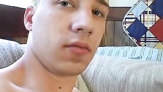 Lil pimp shows of cock gets horny and masturbates