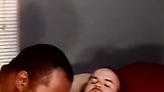 Fat and hairy amateur sucked by mature black homosexual
