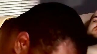 Fat and hairy amateur sucked by mature black homosexual