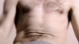 Gay amateur has black guy blowing him while jerking off