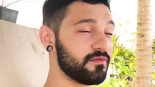 LatinoJuice.com - Tattooed latino Igor Lucious wanks my cock to harvest juicy cum