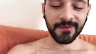 LatinoJuice.com - Tattooed latino Igor Lucious wanks my cock to harvest juicy cum