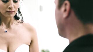 Best man bangs forbidden babe Bella Rolland before wedding