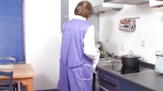 Mature German housewife loves family sex