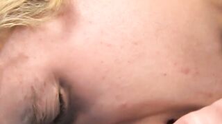Handsome twink Dean Holland sucking cock before banging