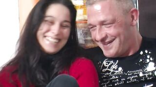 German amateur porn casting with a real married lovers