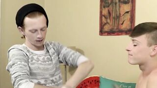 Twinks having hardcore bareback and dick sucking