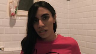Soyivania always gives fellatio before she fucks hard POV