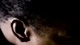 Chubby guy jerks off and makes his dick hard