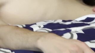 Hot teen James Stirling moans from pleasure during raw fuck