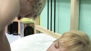 Kinky teen Ian ass stretched bareback by hot tattooed buddy