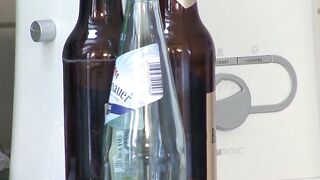 Natural housewife next door has kitchen sex