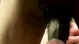 Throbbing cock bottom gets warm and sticky facial after BJ