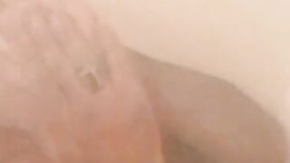 Fat amateur guy blows hairy cock and receives a big load