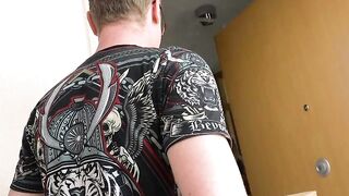 Lonely neighbors gets a cummed