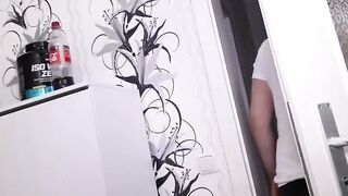 Chubby cougar neighbors with natural titted seduces