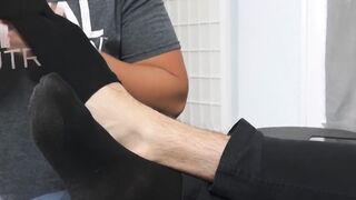 Handsome Nathan L felt good and lustful in a passionate feet sucking with hunky Dan E