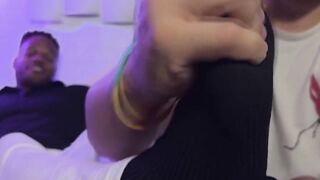 Kevin A got his feet worshiped after a relaxing foot massage by jock Dan Edwards