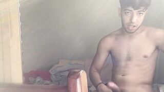 Handsome Henry Lynes indulge jerking off with his big dick savoring every stroke