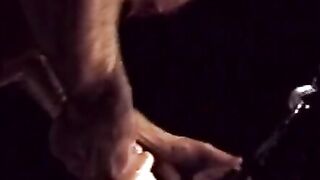 CentralFisting.com - Black gay's tight ass stretched by a massive dildo in hardcore p