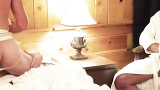 BoysAndDads.com - I spy my buddy railing my alluring stepson Ian Levine intensely