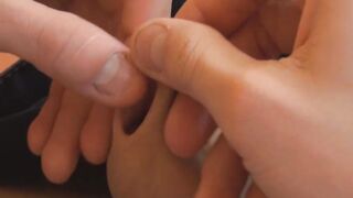 UncutSkin.com - Ass bandit Eryk plays with his uncut rock solid cock solo
