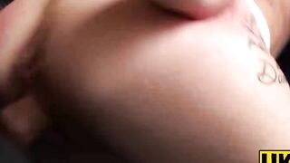 UKSubSluts.com - Natural beauty Carmel Anderson's rough hard pounding