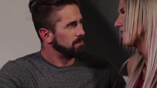 TSSexual.com - Shemale strokes her man to a massive cum explosion after anal sex