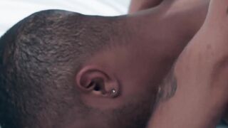 MaleNoir.com - Remy Cruze gets BBC sucked before fucking inked white boy raw