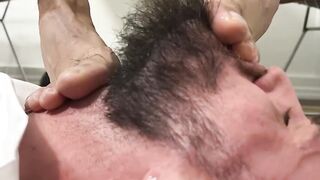Handsome Tony S lets his feet get sucked and worshiped by dominant Rikk