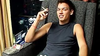Warm exchanges of blowjob amongst hardcoreÂ smoker Jordan