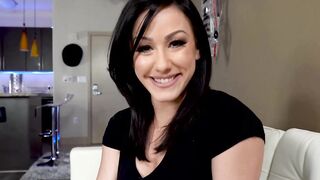 Stepmom goes down on son before riding his dick and cumming