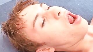 Lusty latino cock suckers have a massive anal sex party