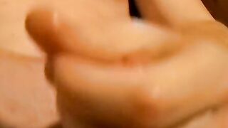 Skinny straight thug with big dick jerks off solo and cums