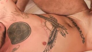 FTMPussy.com - Rough fucker Gabriel pulverizes Tommy tanners ftm pussy