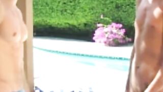 BareBrazil.com - Outdoor cockstroking with my hot stepdad Caleb Carter
