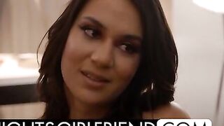 Alexis Zara worships her clients dick