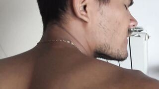 Hottie latino Josue found appetite in my fat cock and delectable balls