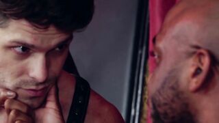 Handsome Devin Franco got his ass jammed and stretched in a fist fuck with Busty Mica