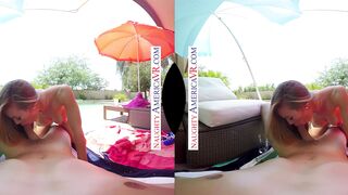 Spend the 4th of July with Nicole Aniston outdoor ride your long thick cock