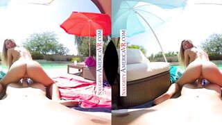 Spend the 4th of July with Nicole Aniston outdoor ride your long thick cock