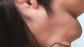 Inked blonde  furrowing his pal sans protection with thick dick