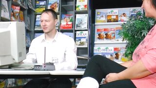 German old milf goes to job interview and gets banged!