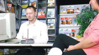 German old milf goes to job interview and gets banged!