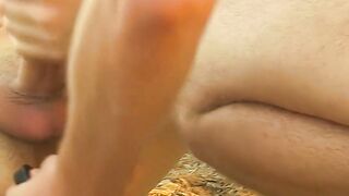 Twink slides dildo in Jasper Robinsons ass until he cums